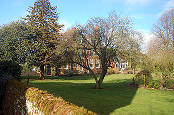 The rear of the Old Rectory February 2012
